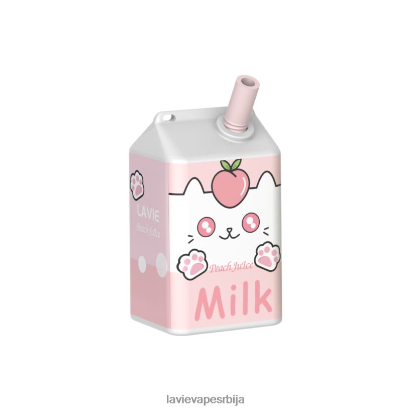 сок од брескве LAVIE MILK 7000 пуффс 0Z4H02179 | Lavie Vape Review